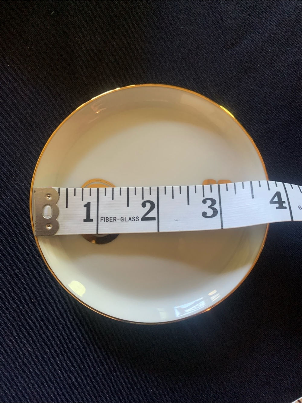 Tiffany & Co. White and Gold Key Trinket Tray rare htf tco - Picture 4 of 4